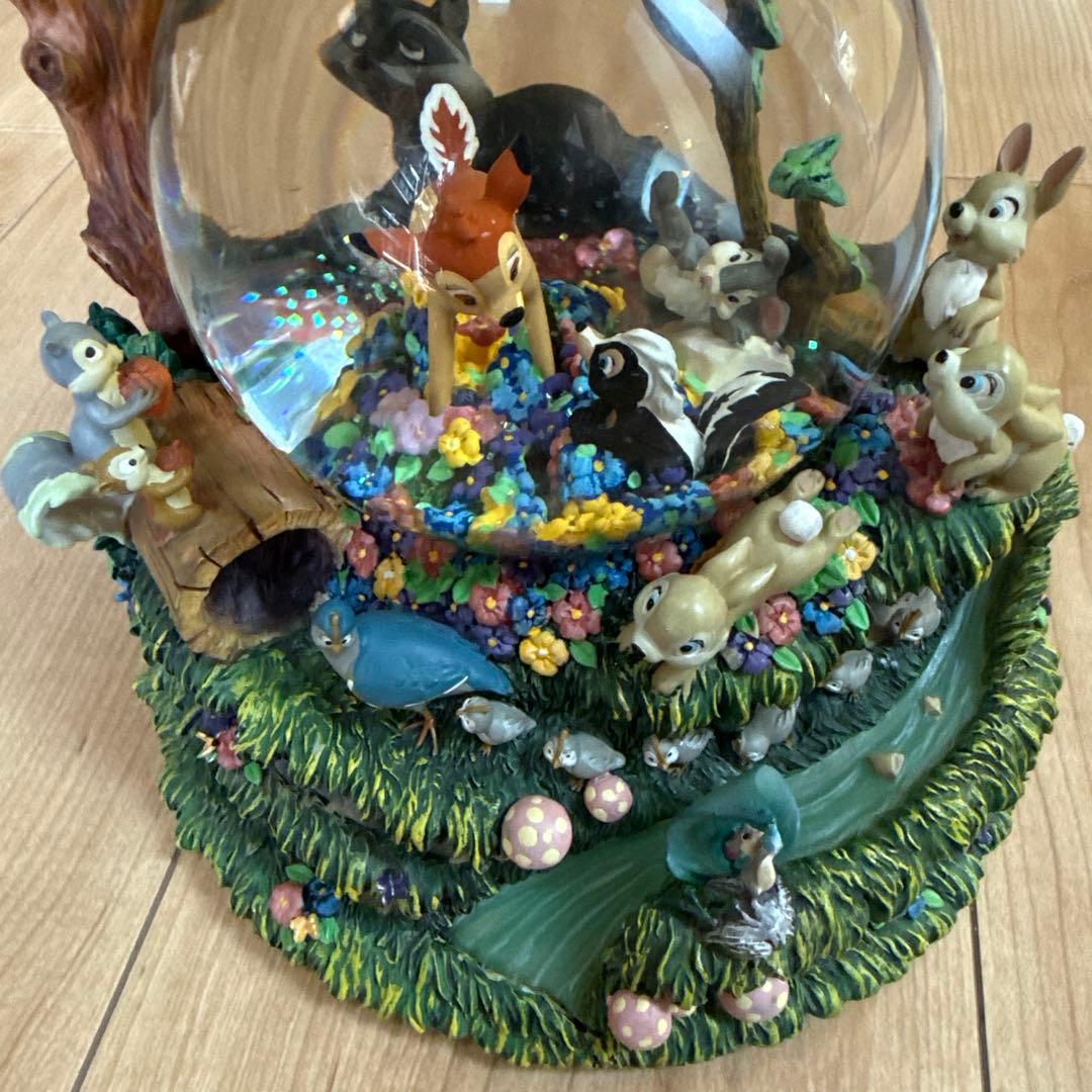 バンビ　オルゴール　スノードーム　ディズニー