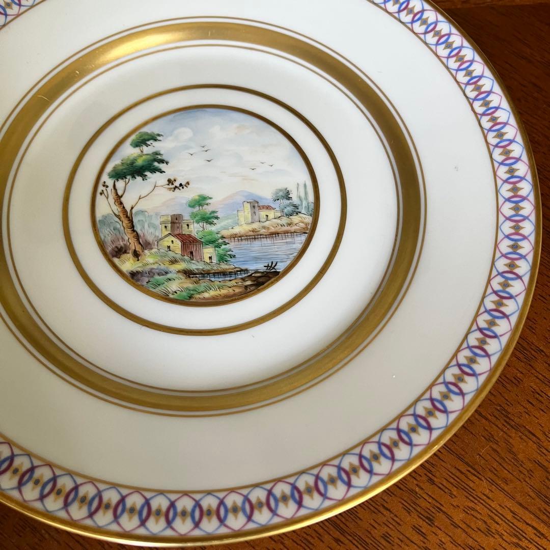 【希少品】リチャードジノリ★インペロトスカーナ★手描き風景画　プレート