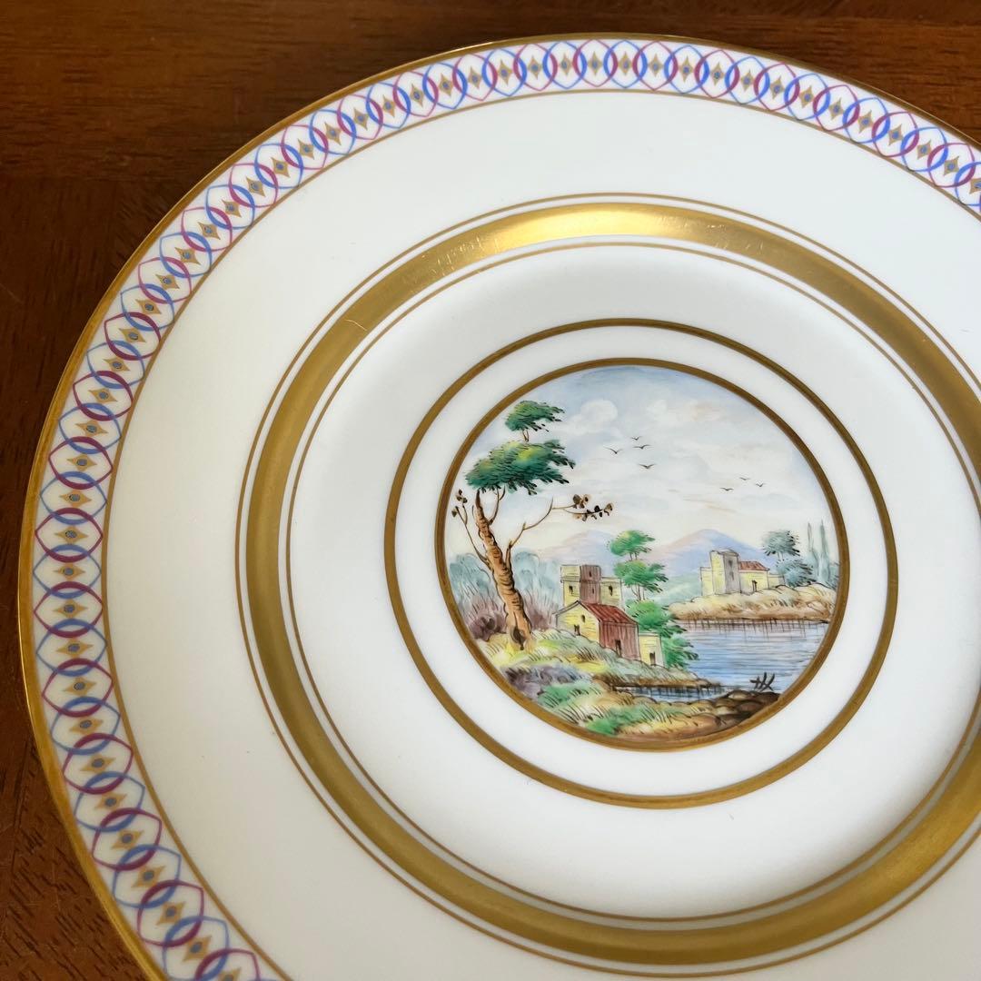 【希少品】リチャードジノリ★インペロトスカーナ★手描き風景画　プレート