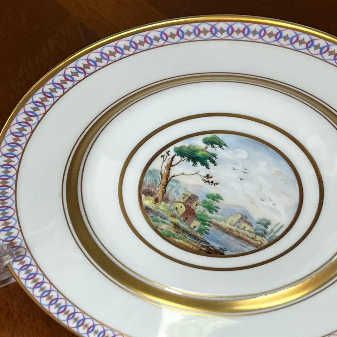 【希少品】リチャードジノリ★インペロトスカーナ★手描き風景画　プレート
