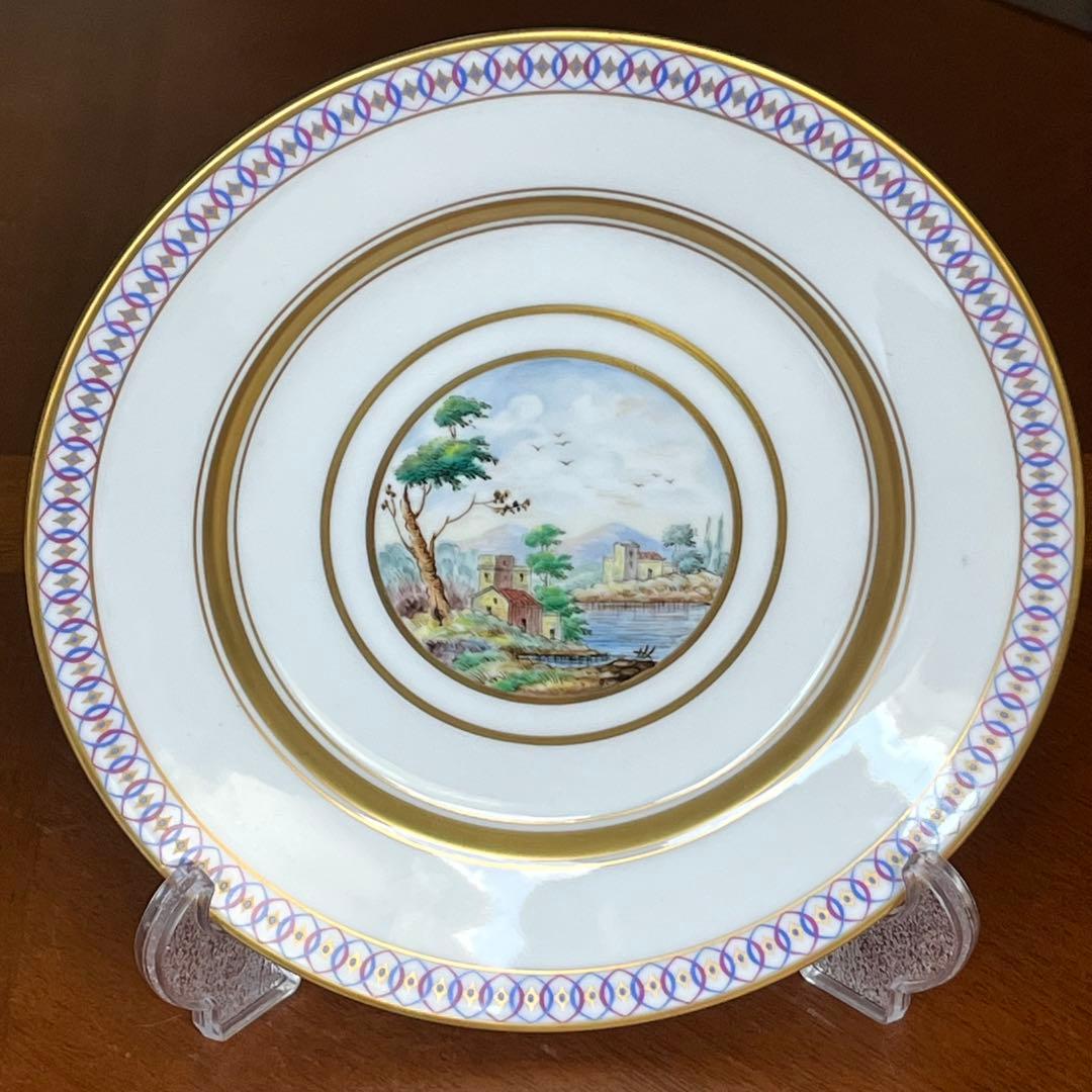 【希少品】リチャードジノリ★インペロトスカーナ★手描き風景画　プレート