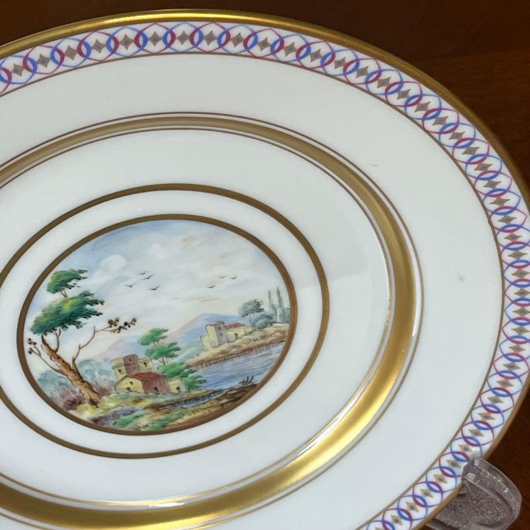 【希少品】リチャードジノリ★インペロトスカーナ★手描き風景画　プレート