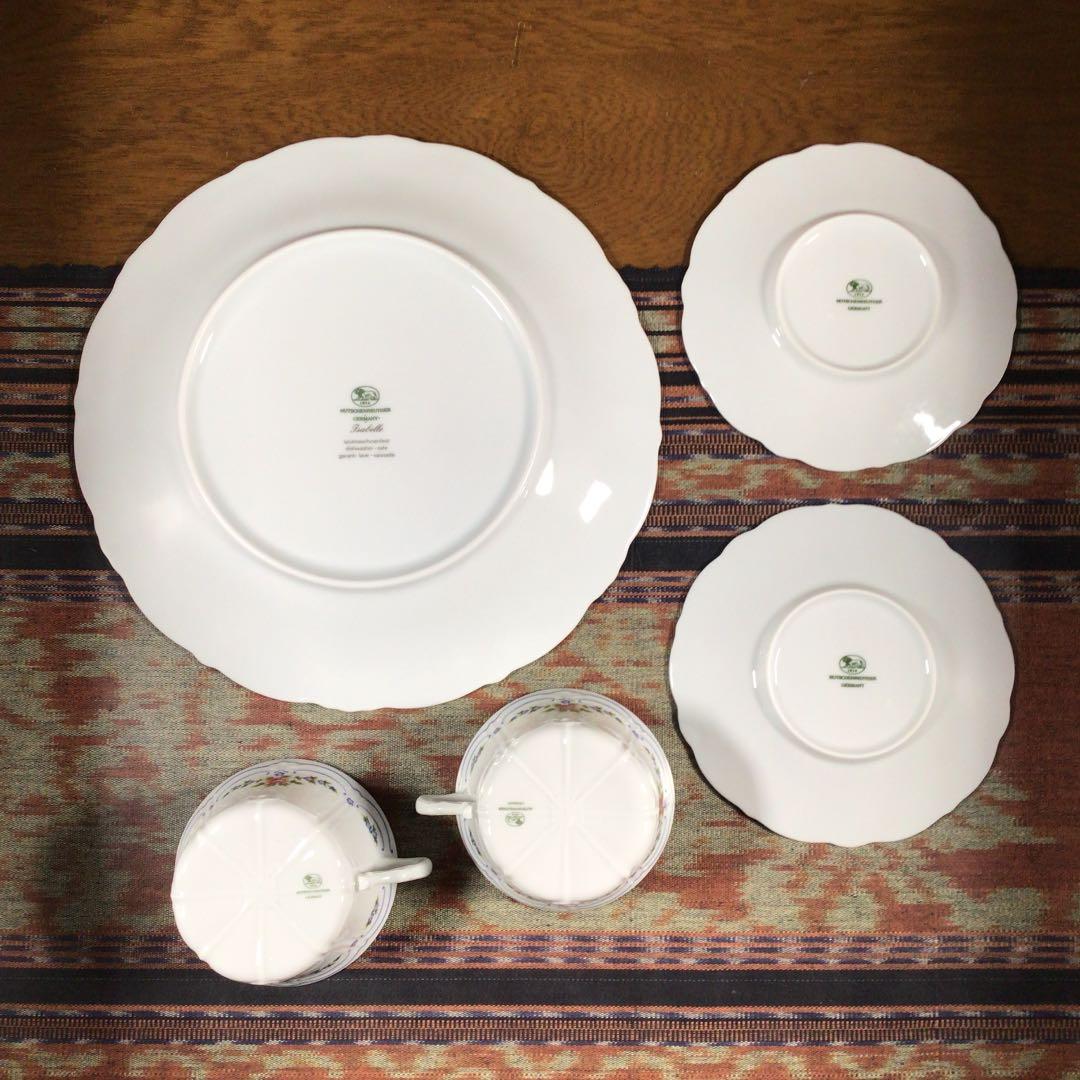 フッチェンロイター 『イザベル』 カップ&ソーサー ペア 大皿 1枚