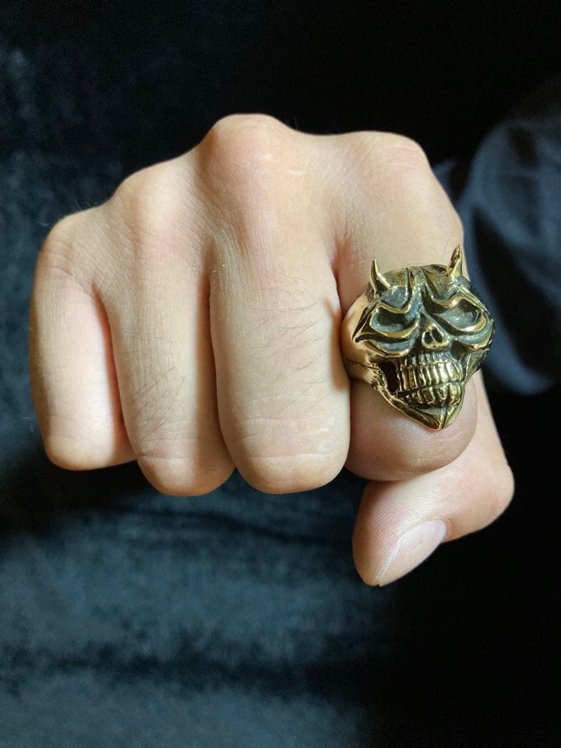 Devil Skull RING 真鍮