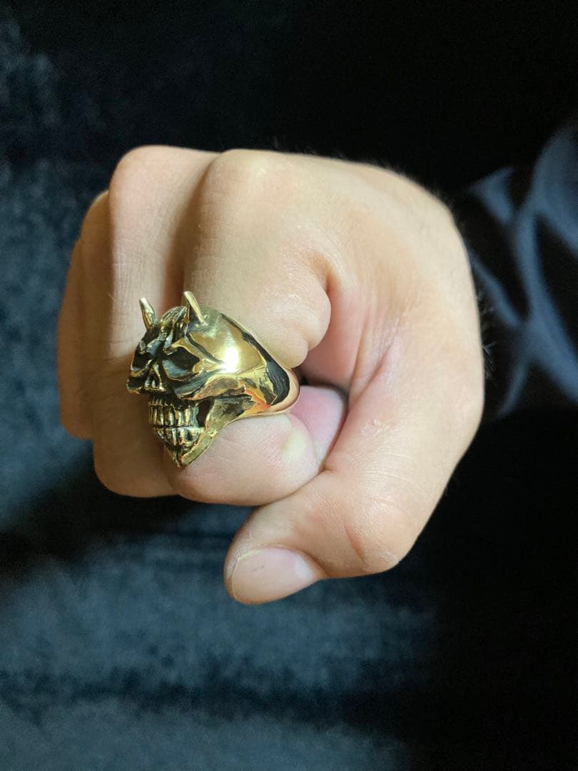 Devil Skull RING 真鍮