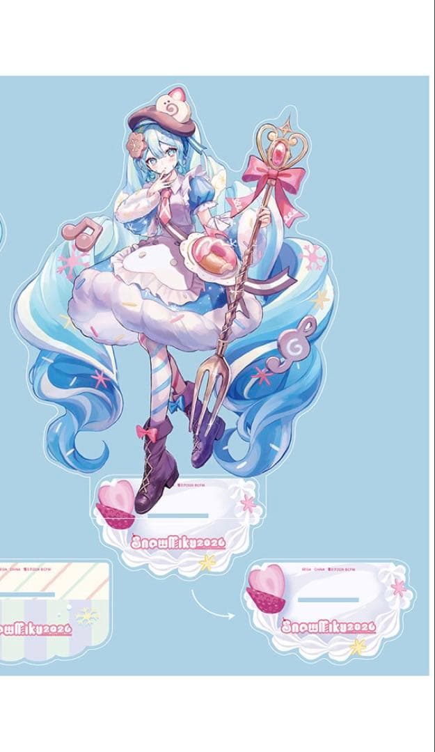 初音ミク プラチナムザッカビックアクリルスタンド snowmiku - メルカリ
