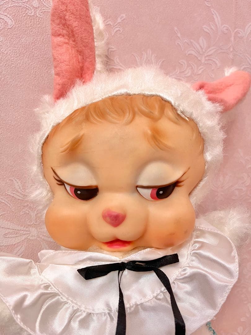 【希少】ラシュトン　オムツバニー 42cm ラバーフェイスドール　うさぎ