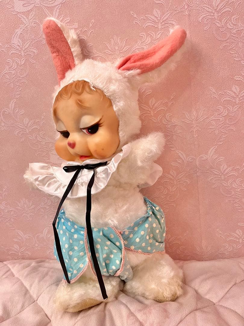 【希少】ラシュトン　オムツバニー 42cm ラバーフェイスドール　うさぎ