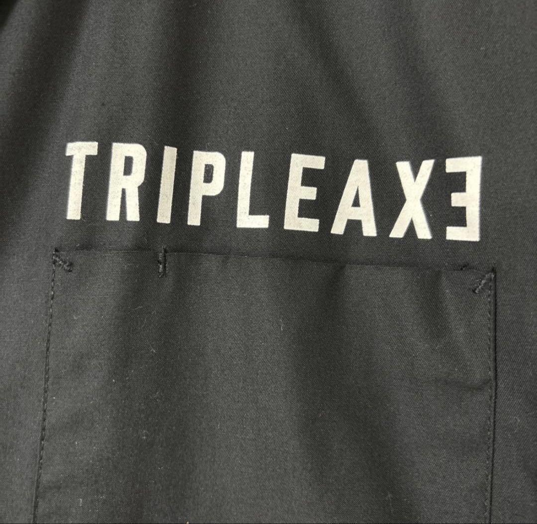 TRIPLE AXE オープンカラーTシャツ L
