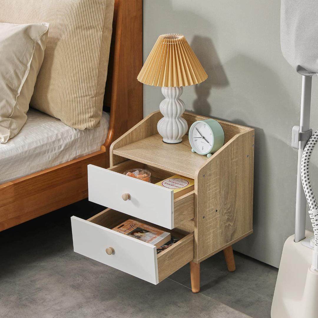 北欧 ナチュラルデザイン 引き出し サイドテーブル チェスト