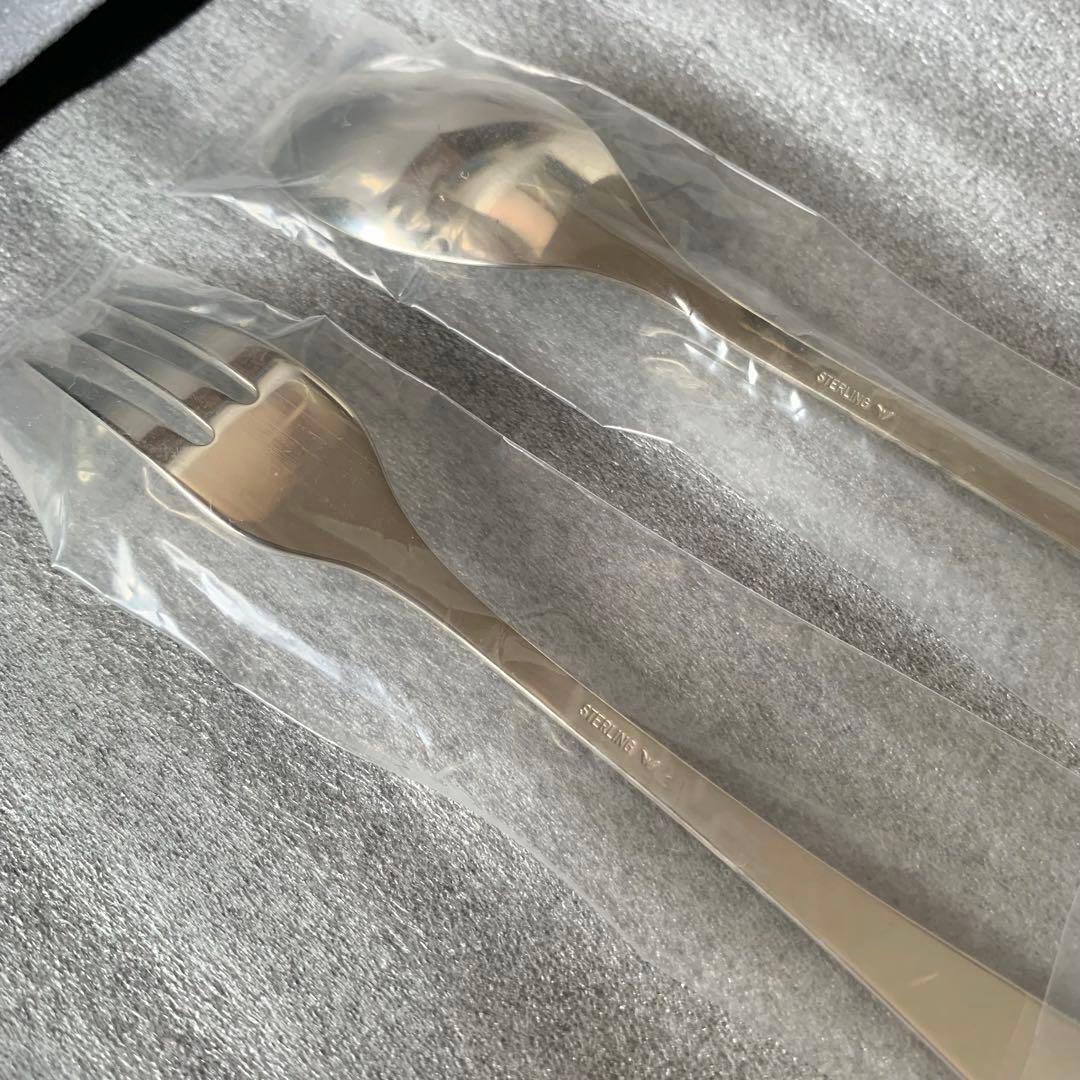 スターリングシルバー スプーン フォーク 2本セット