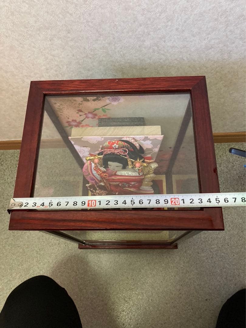 ケース入り　押絵羽子板　飾り物