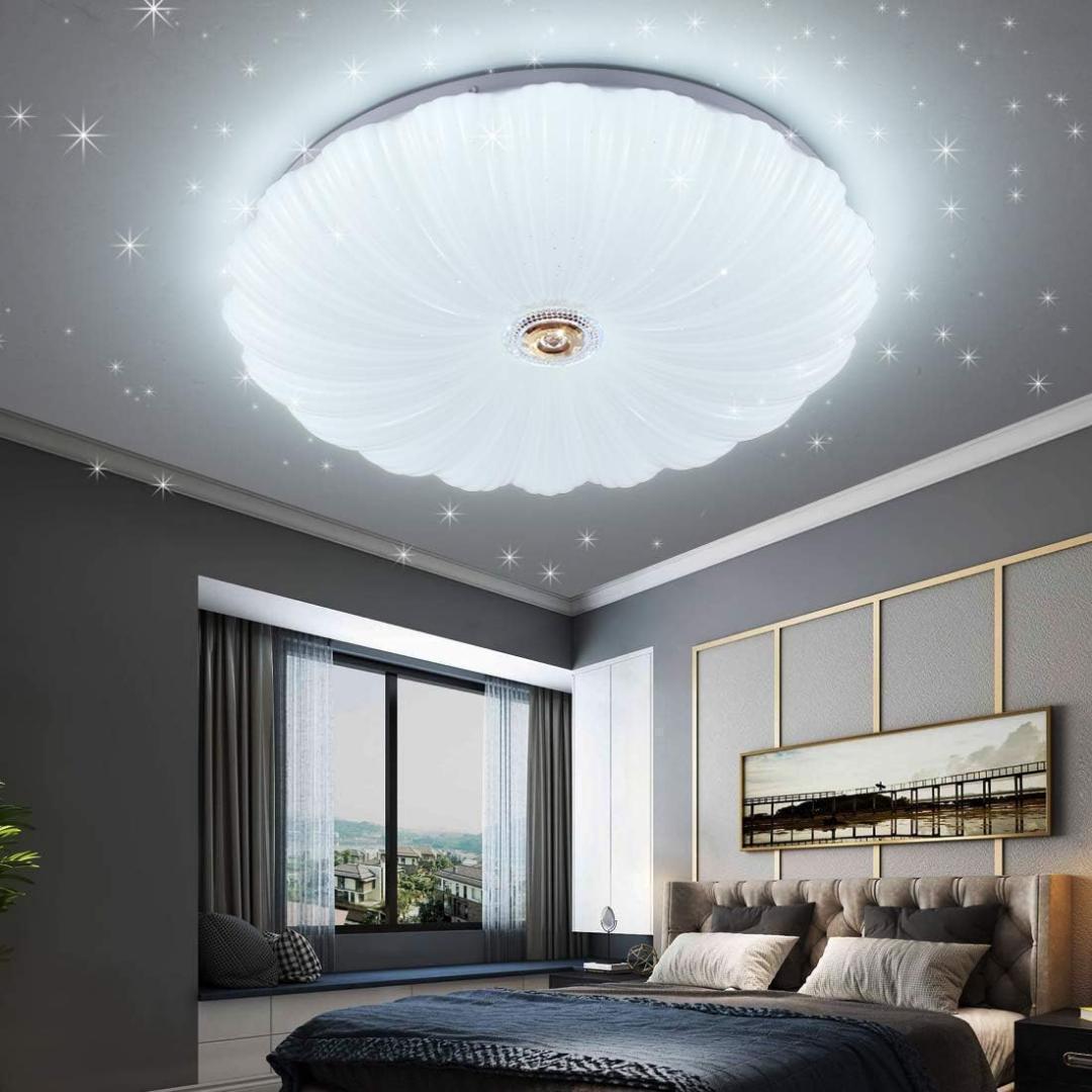 【M2251-72】星空LEDシーリングライト 調光調色28cm