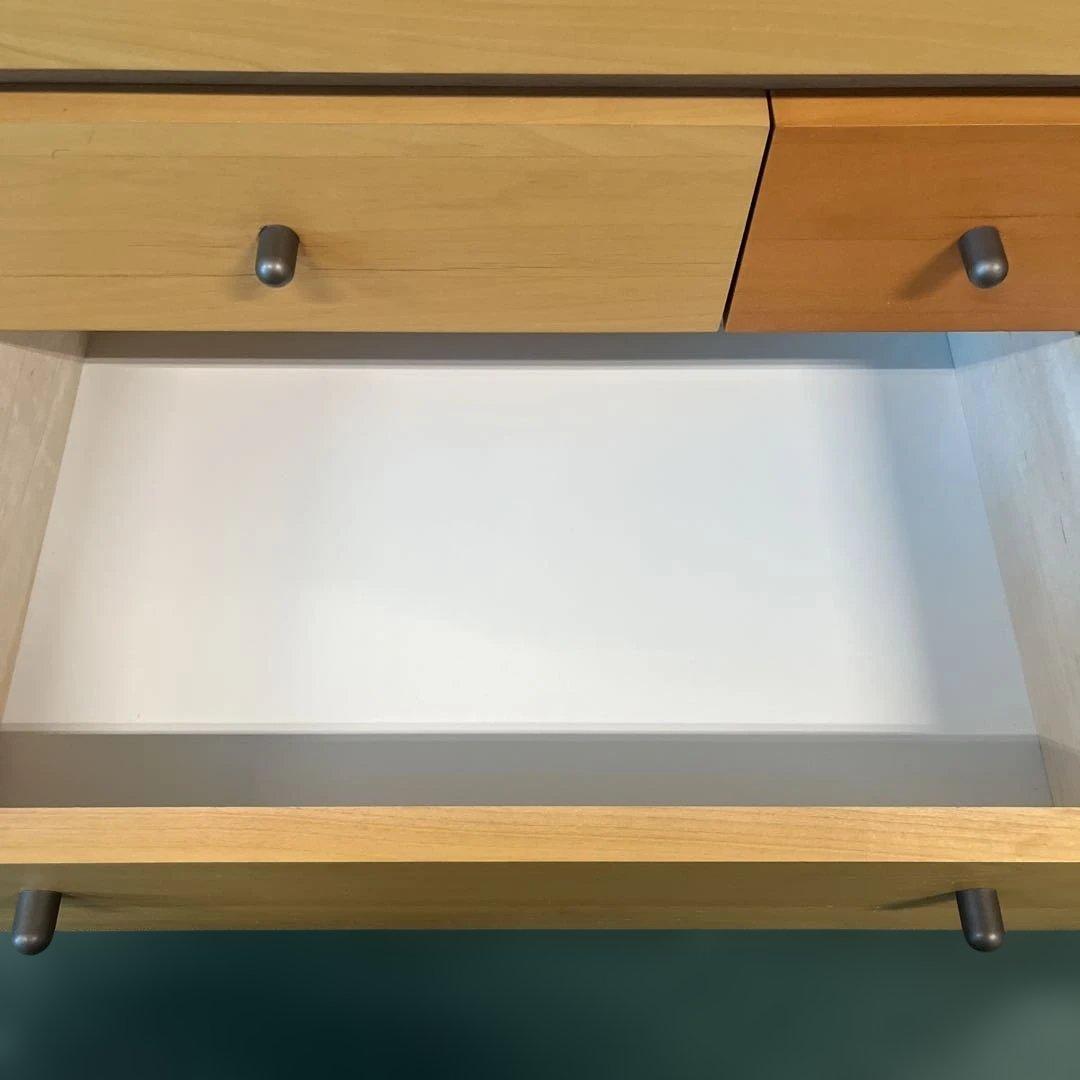 木製テレビ台 引き出し付き ガラス付き インテリア 家具