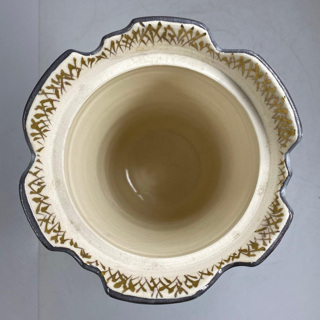 ☆茶3 平安手塚祥堂 淡々斉好 水指 共箱高さ22.5cm 東キ7-0725①