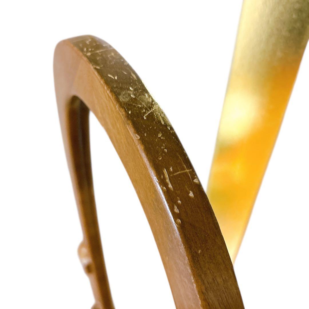 アンティーク　木製　全身鏡　スタンドミラー　ヴィンテージ　オーバル　姿見