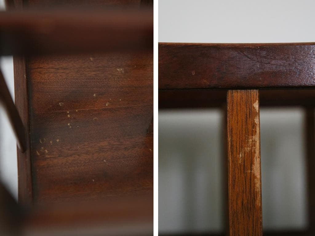 英国アンティーク木製マガジンラック/カンタベリー/本立て/雑誌本棚(89-91)