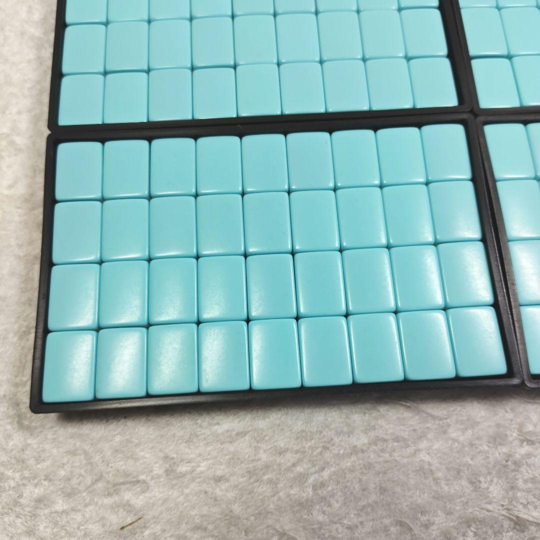 麻雀牌セット　牌王　水色（空色）の牌