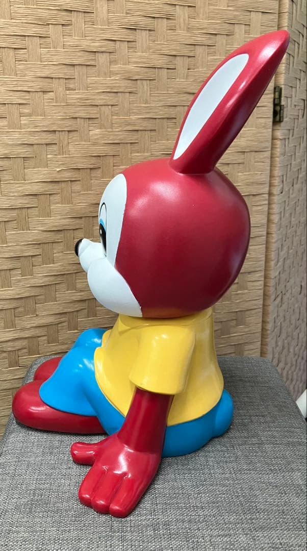 【希少】ピョンちゃん　ウサギ フィギュア 36cm 座り#2