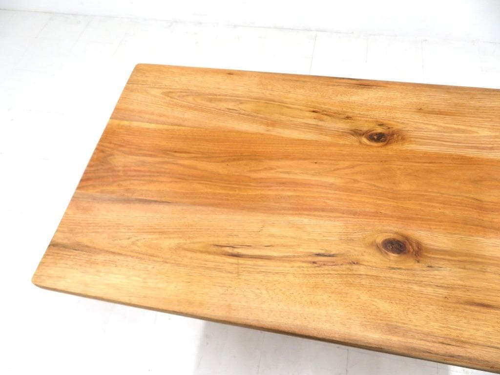 展示品　チェスナット材　無垢材　オイル仕上げ　デスク　書斎机　勉強机　北欧　高級