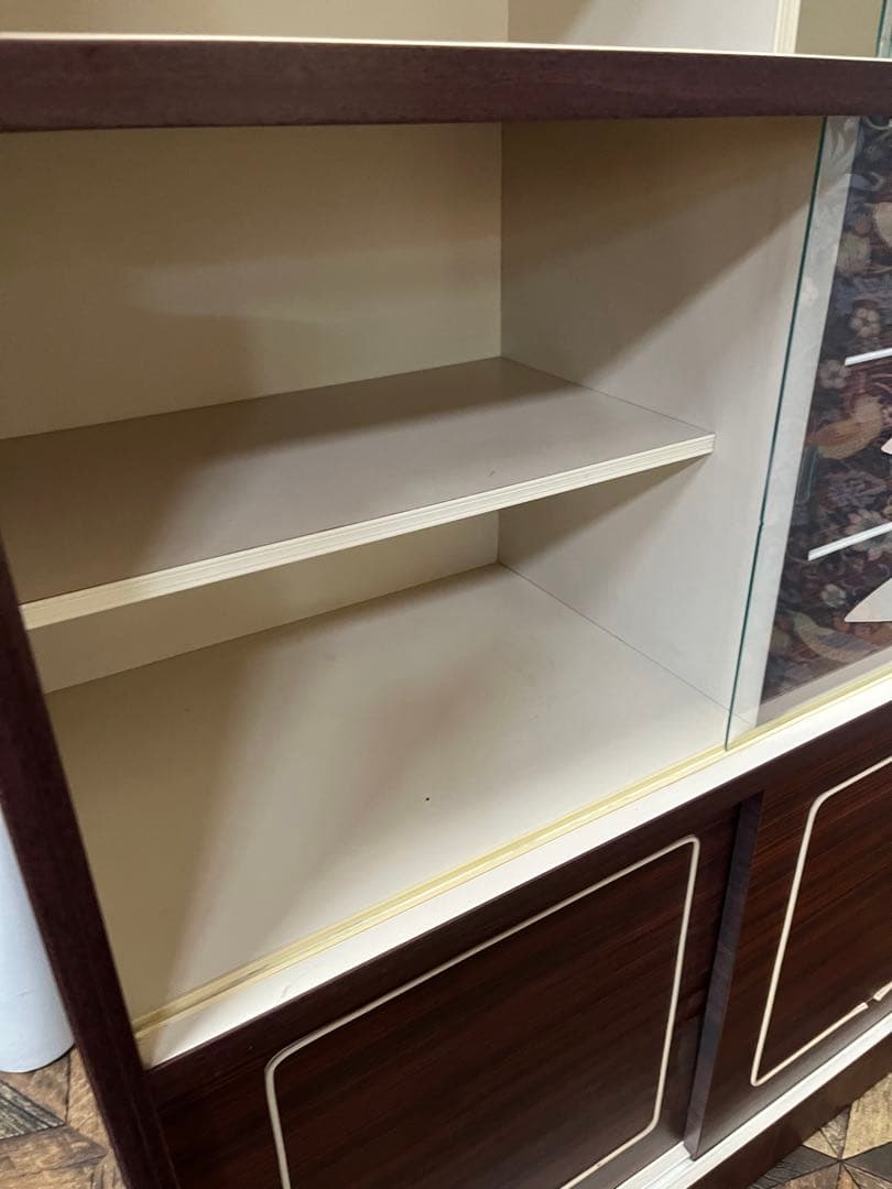 飾り棚 昭和レトロ 食器棚 レトロポップ インテリア 当時物 アンティーク