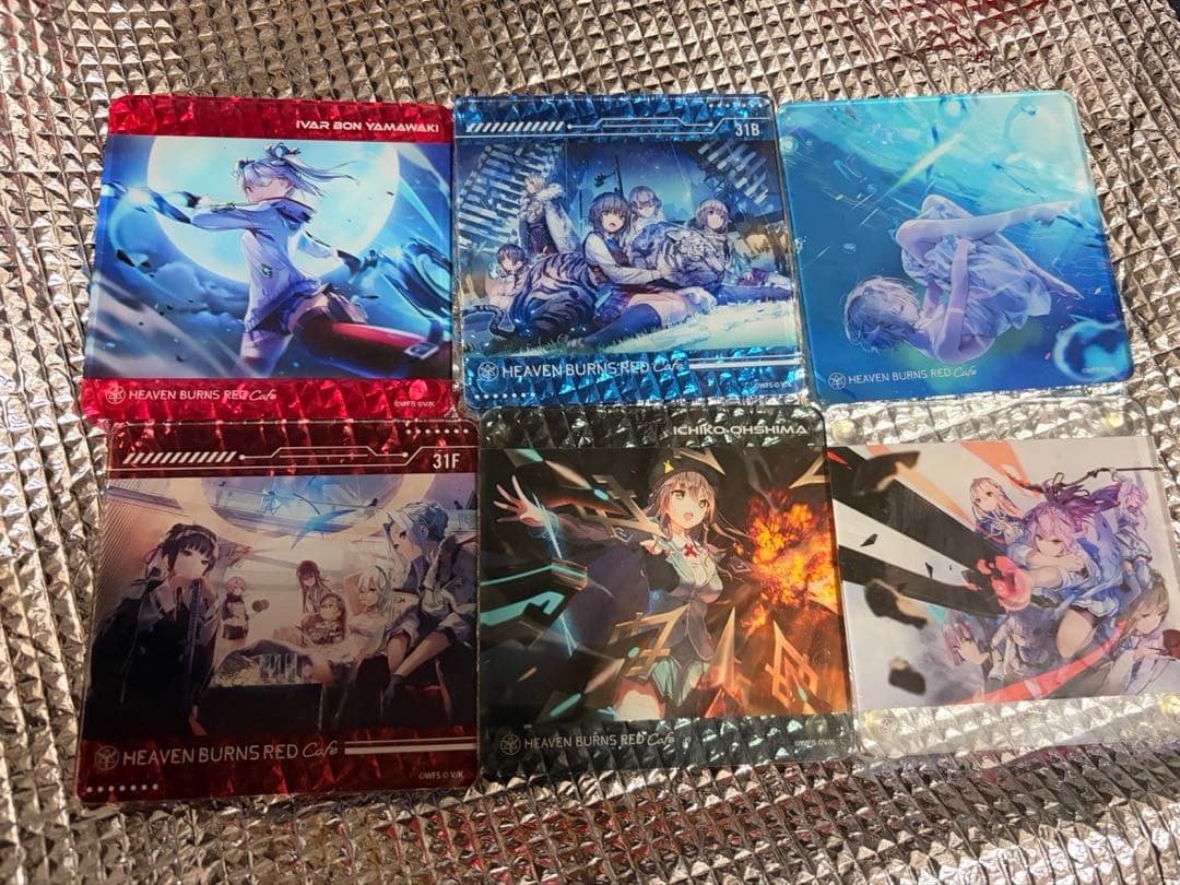 ヘブンバーンズレッド コラボカフェ アクリルコースター 茅森月歌 など