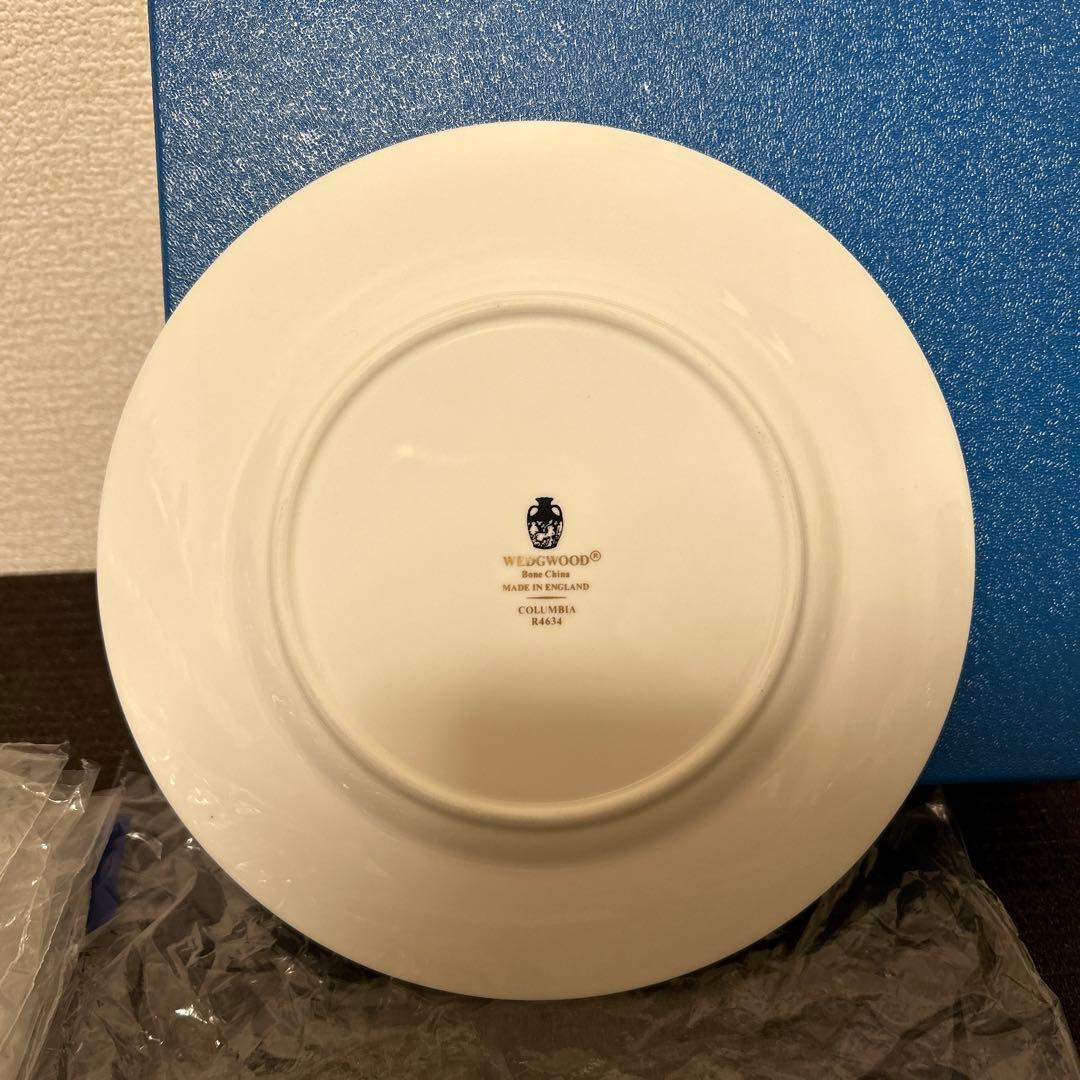 ウェッジウッド　コロンビア　パウダーターコイズ　デザートプレート　17.5cm