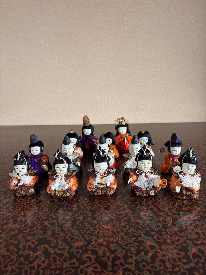 雛人形 昭和レトロ 15人揃 - メルカリ