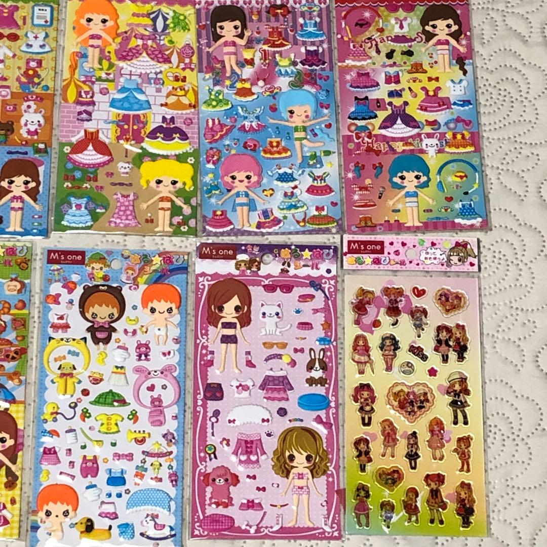 売り尽くしセール‼️平成レトロ シール まとめ売り 女の子 ぷくぷく