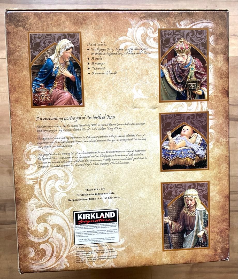 コストコ ネイティビティ キリスト誕生 未開封 クリスマス 置物 【入手