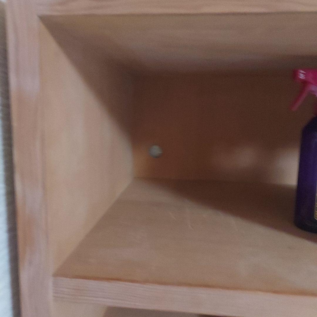 Aymitページ「高級木のオーダーメイド仕立てのスライド式棚」