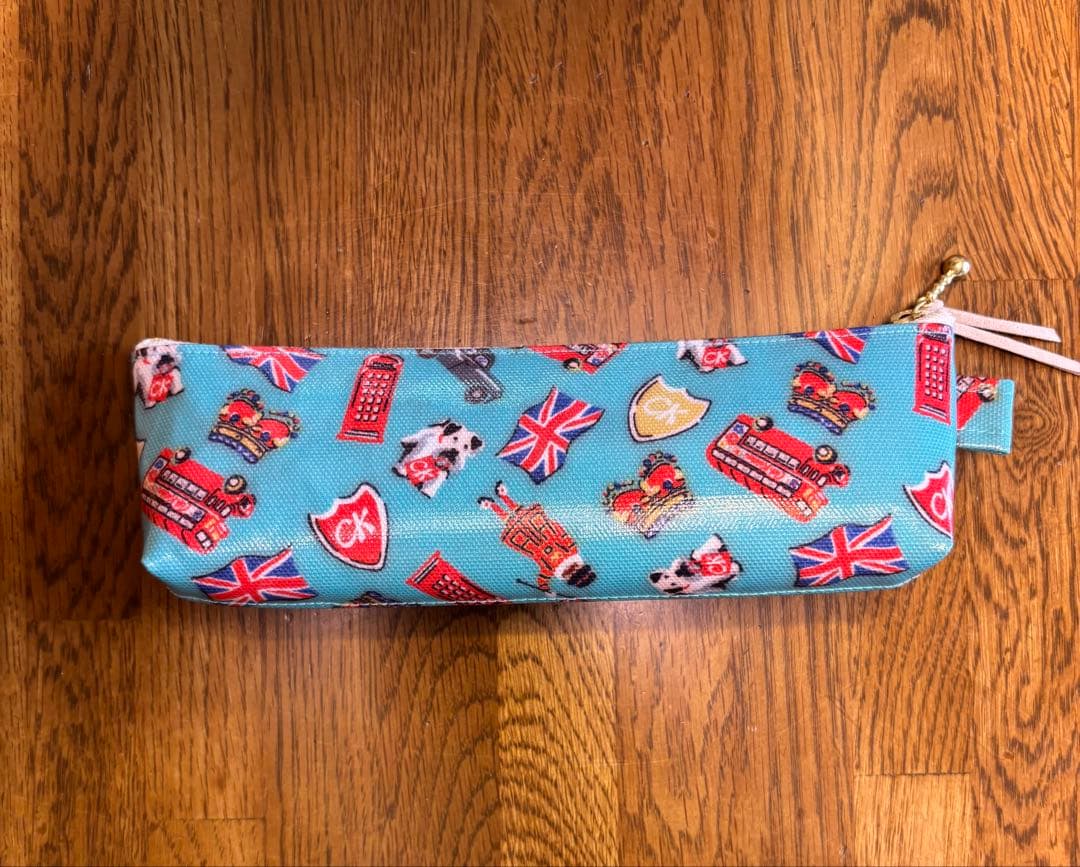 ラミネートペンケース Cathブリティッシュスタンプ❤️Handmade