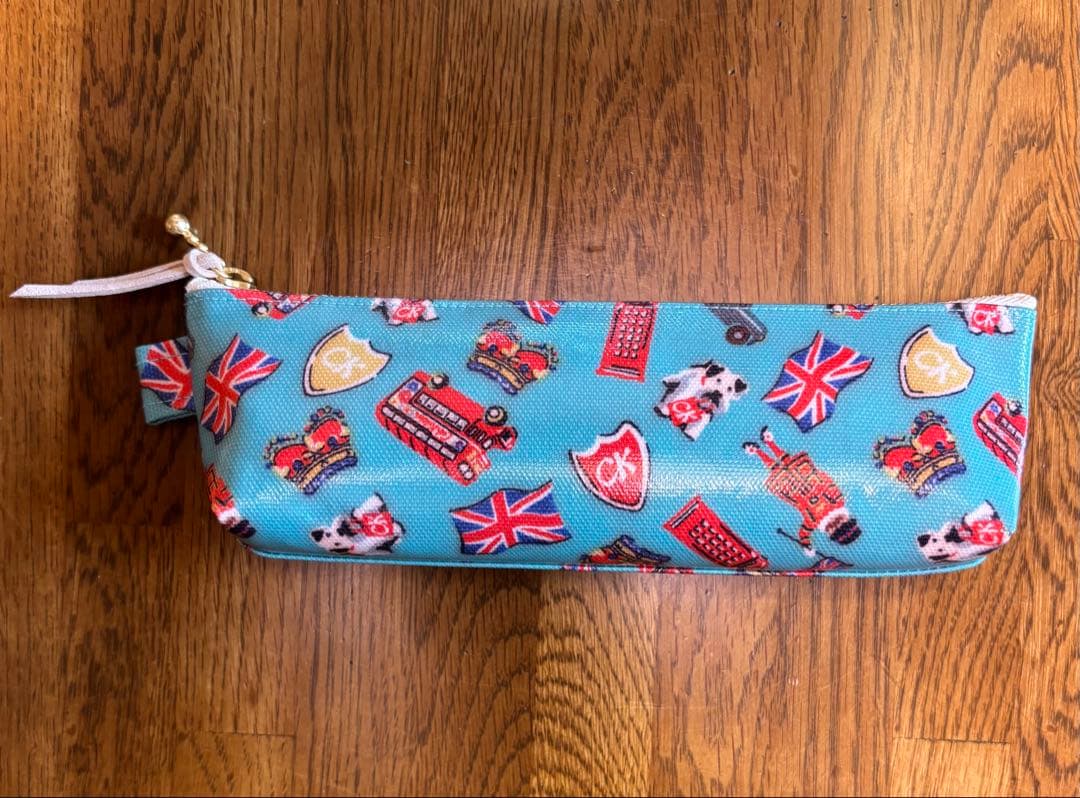 ラミネートペンケース Cathブリティッシュスタンプ❤️Handmade