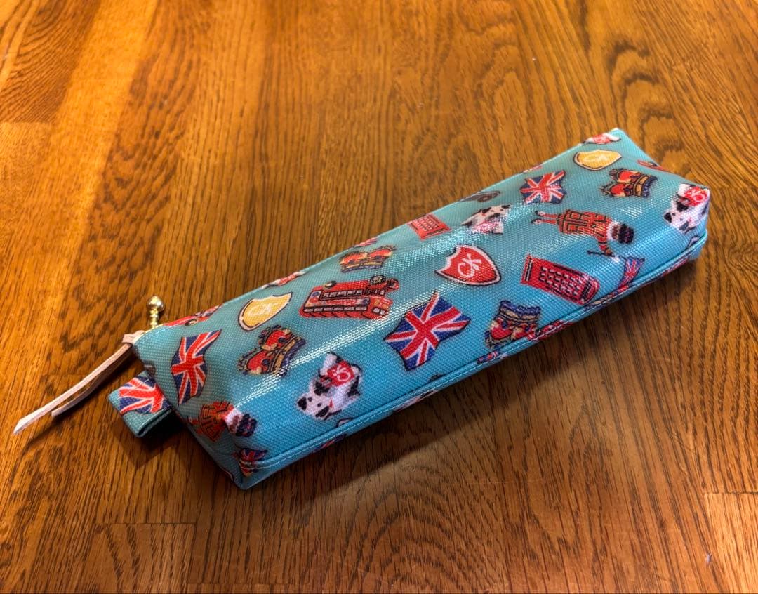 ラミネートペンケース Cathブリティッシュスタンプ❤️Handmade