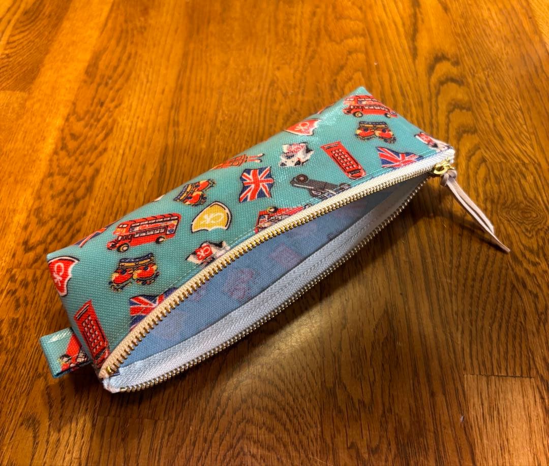 ラミネートペンケース Cathブリティッシュスタンプ❤️Handmade