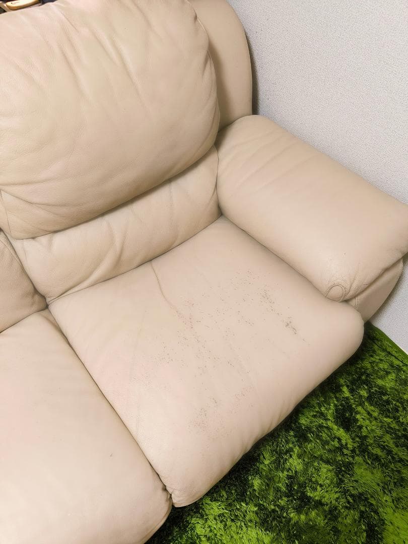 【大塚家具50万円購入】INCANTO イタリア製本革リクライニングソファ