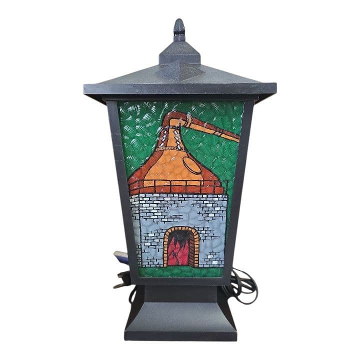 ニッカウイスキー ステンドグラスランタン 照明 昭和レトロ