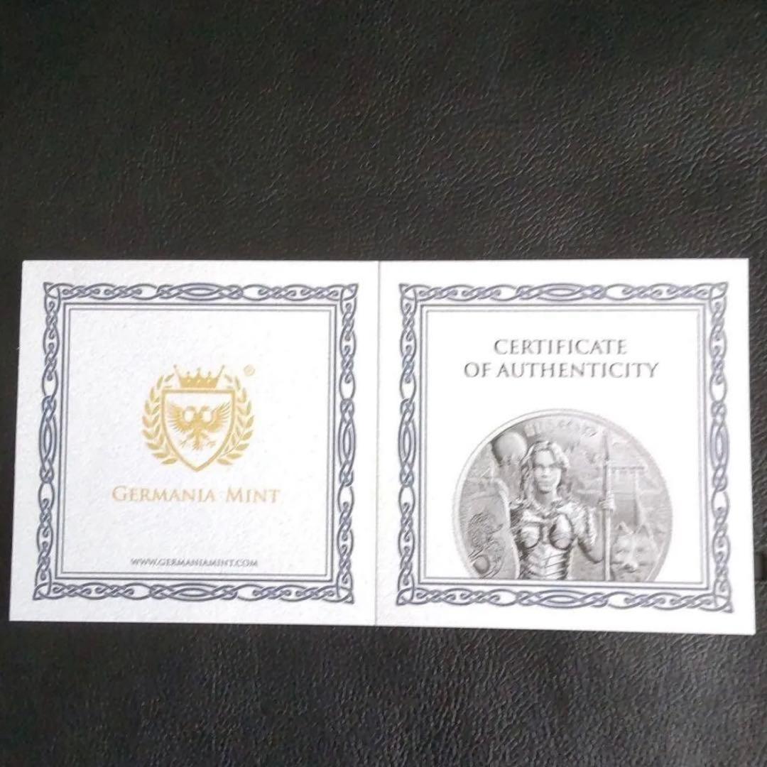 2022 ゲルマニア ヒルデガルト 1オンス銀貨 COA付き カプセル付 - メルカリ