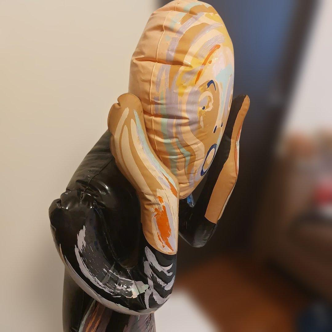 ムンク 叫び ビニール人形 特大サイズ - メルカリ