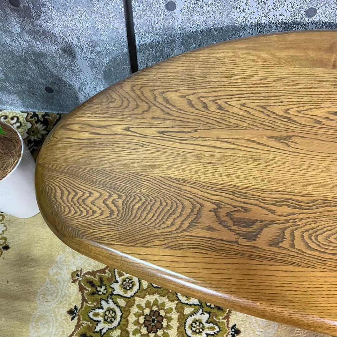 ꧁浜本工芸 HAMAMOTO꧂リビングテーブル センター ロー オーバル 楕円