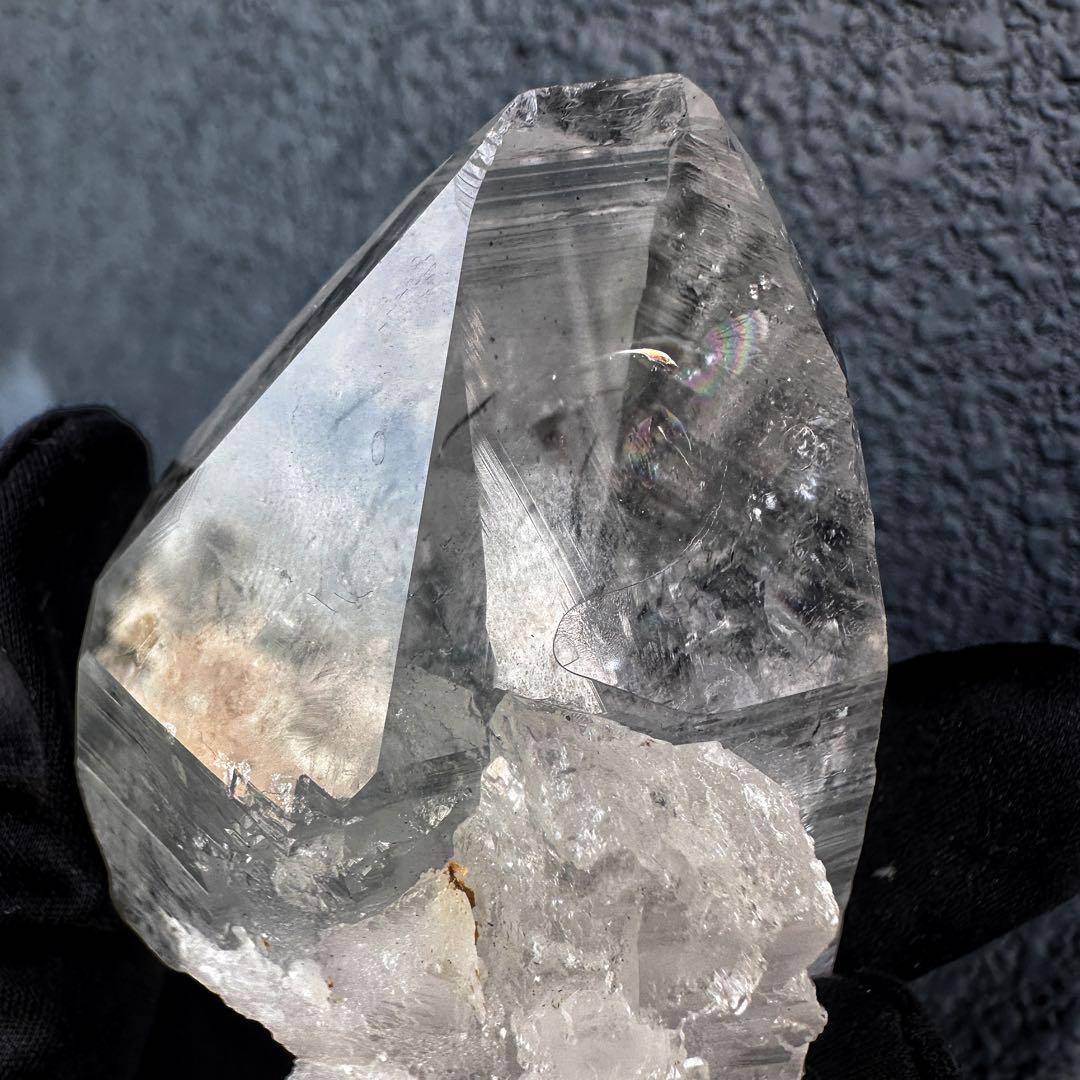 高透明度❗️レインボー☆コロンビアレムリアンシード クリスタル ポイントA1543