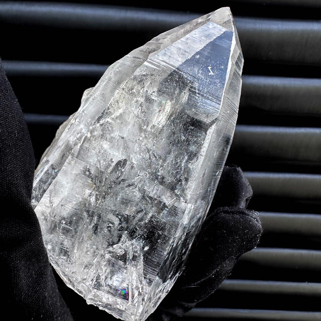 高透明度❗️レインボー☆コロンビアレムリアンシード クリスタル ポイントA1543