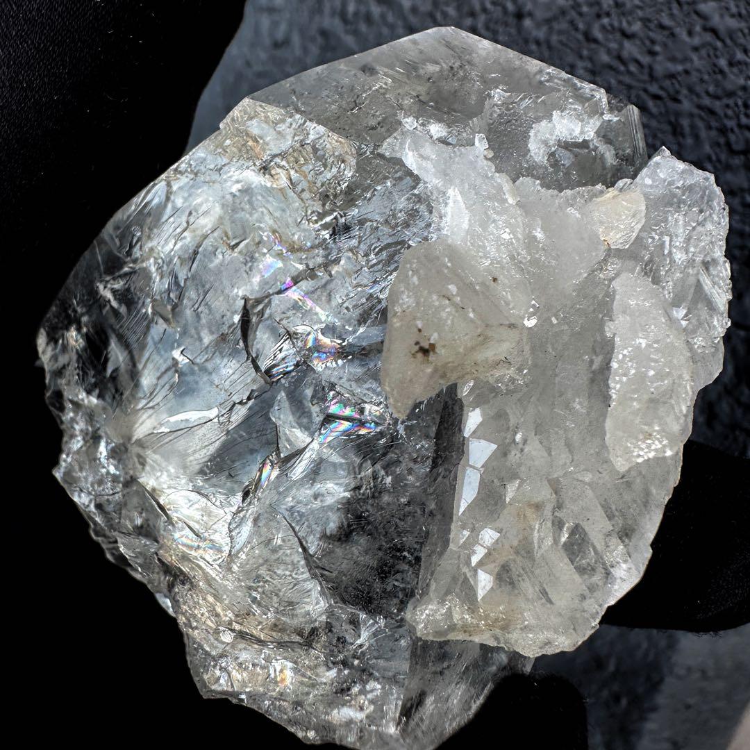 高透明度❗️レインボー☆コロンビアレムリアンシード クリスタル ポイントA1543