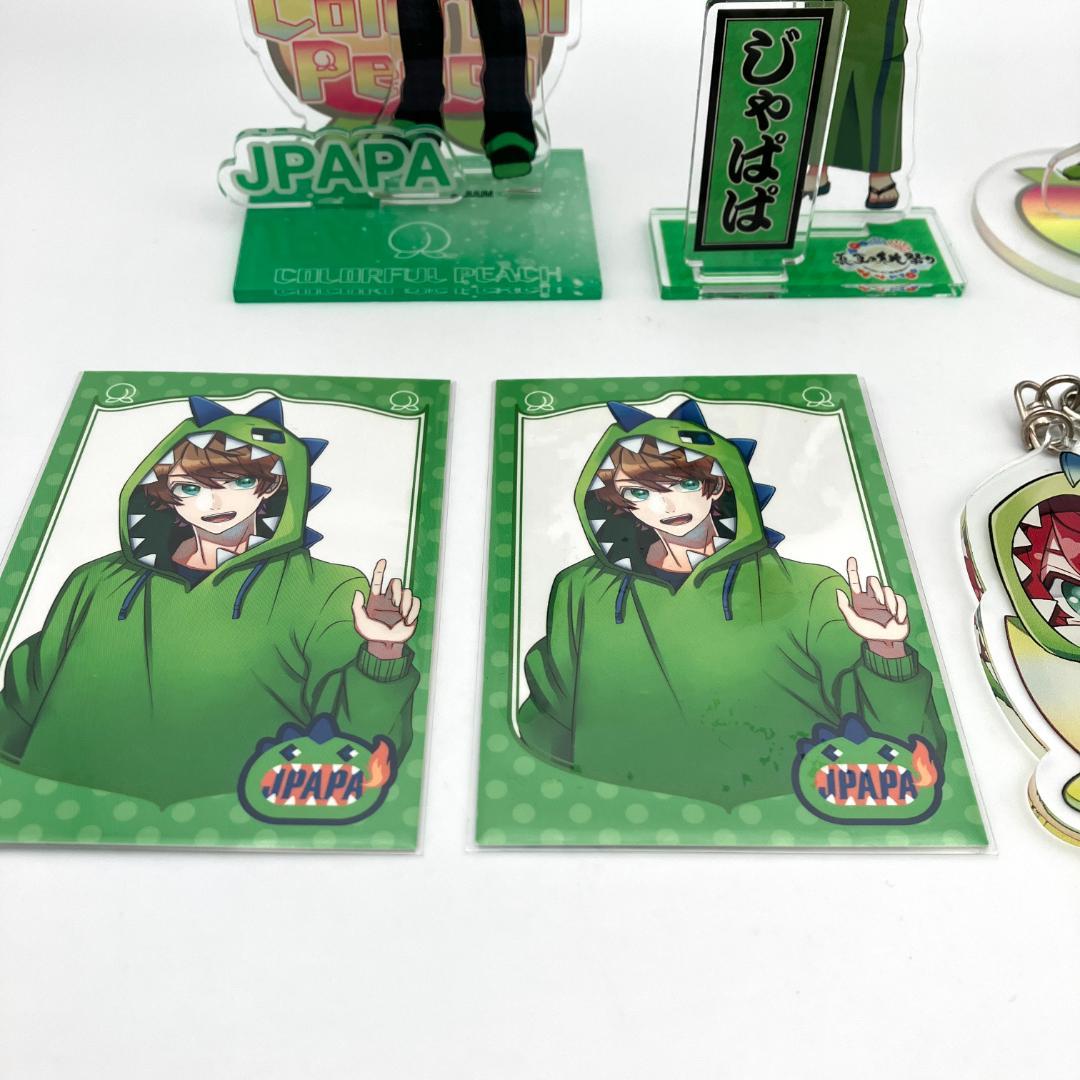 カラフルピーチ じゃぱぱ アクリルスタンド キーホルダー カード 9点