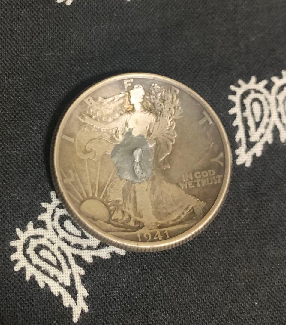 ハーフダラー　50セント　モルガンコンチョ　シルバー