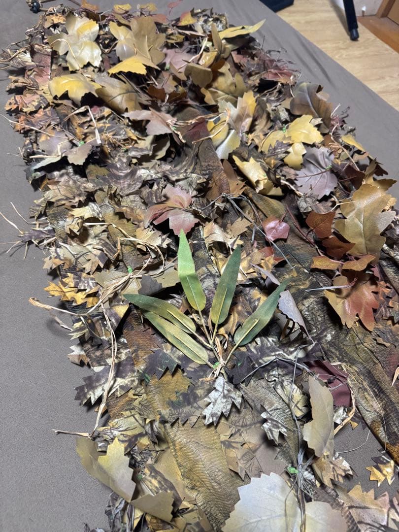 ハンドメイドギリースーツ　日本の紅葉後半　フリーサイズ