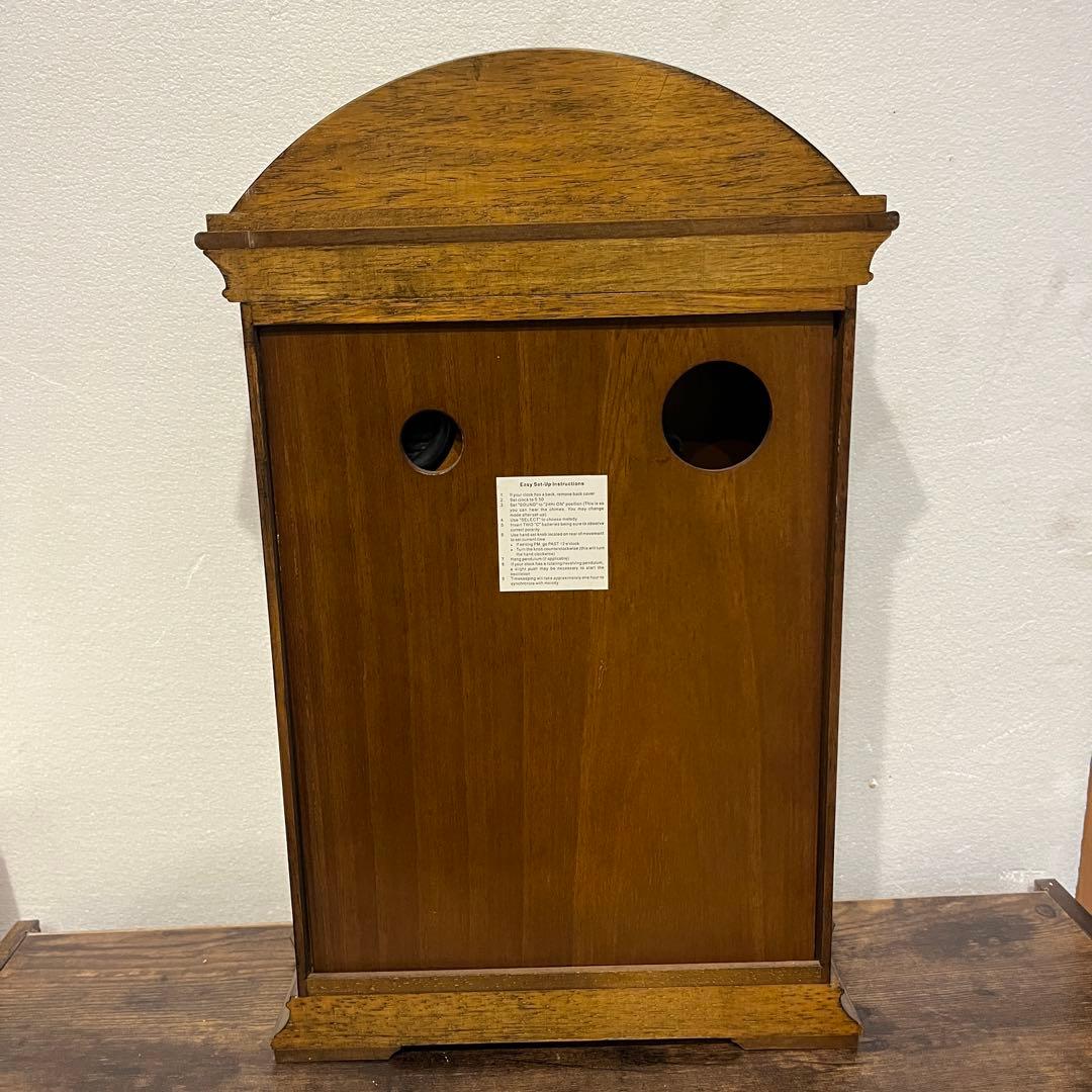 BULOVA ブローバ 置時計 クオーツ チャイム 木製 クラシック 振り子