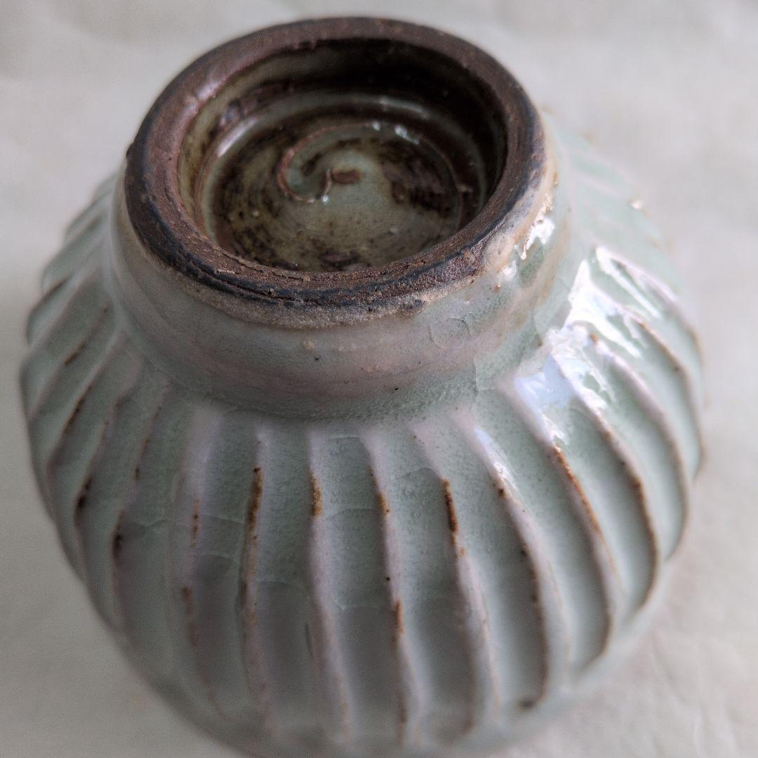 白釉 鎬手茶碗】森山窯 - メルカリ