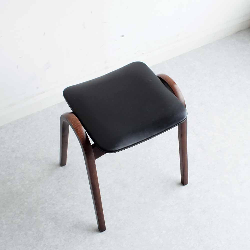 70s 80s 秋田木工 剣持勇 スツール B ヴィンテージ ZR24441