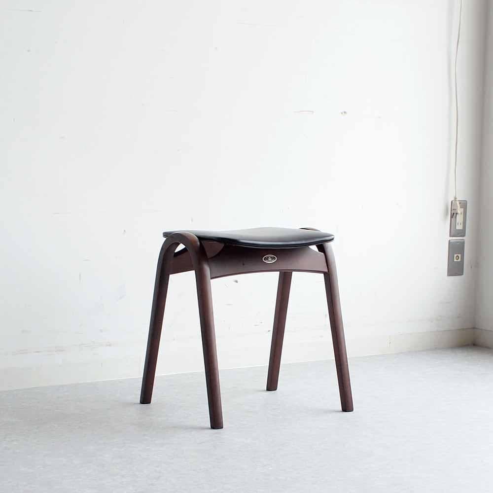 70s 80s 秋田木工 剣持勇 スツール B ヴィンテージ ZR24441